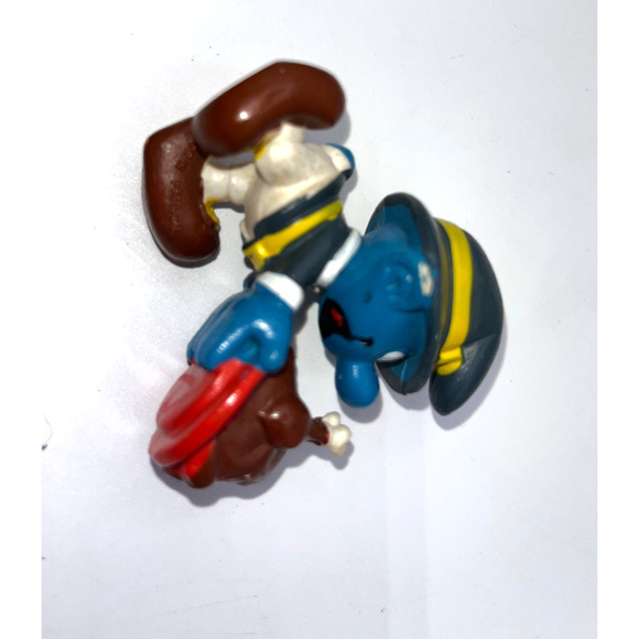 Vintage Pilgrim Thanksgiving Smurf Vintage Smurfs Cake Topper Gag Gift Cupcake - Picture 8 of 11
